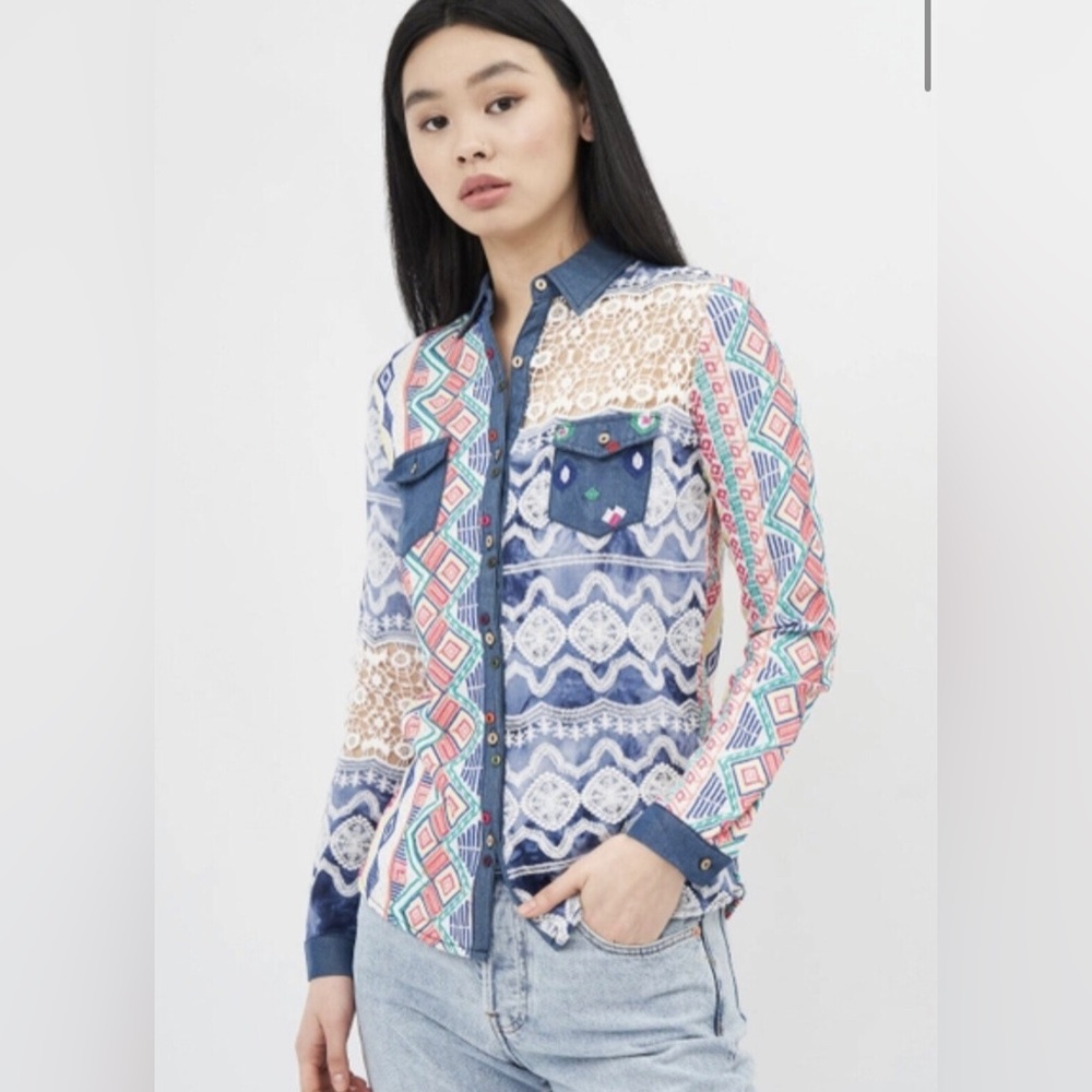 Desigual Shirt “Mauricia” – stunning long-sleeved shirt
